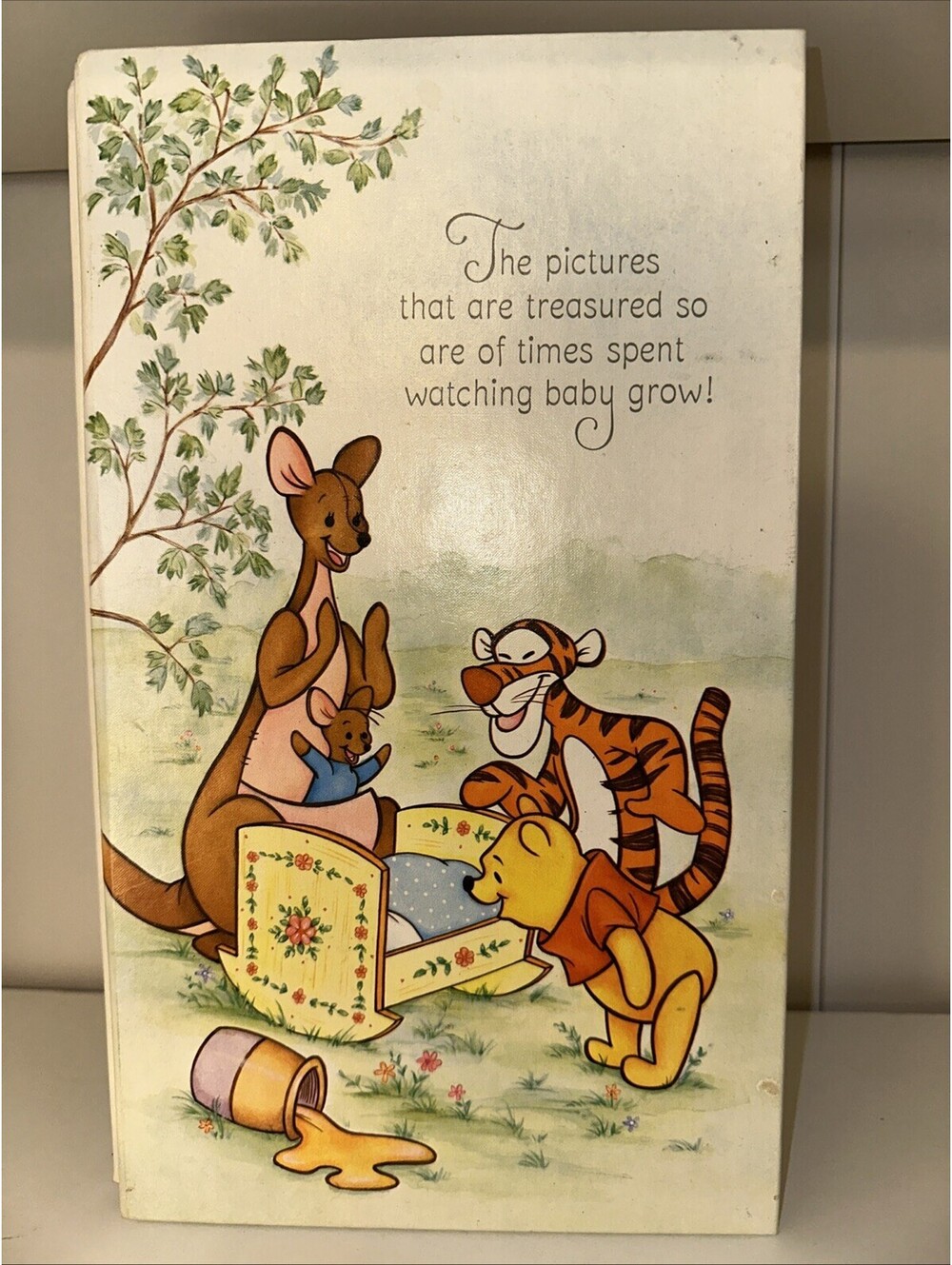 VTG 1981 Hallmark Winnie the Pooh Baby Memory Album Disney Photo Book Nursery